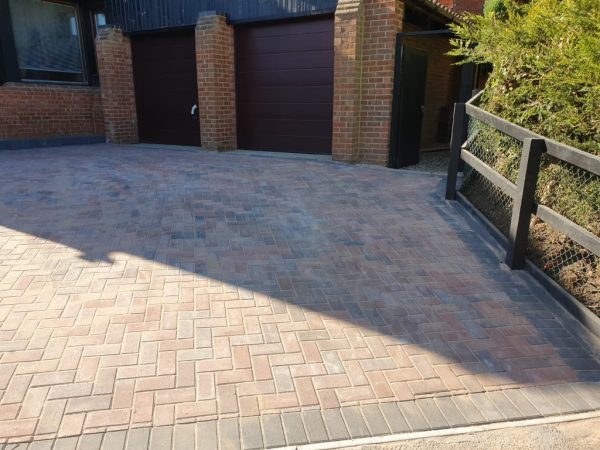 Our block pavers working in Brosna