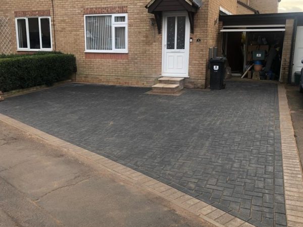 Our block pavers working in Castlegregory